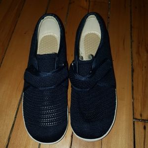 Youyun Womens Breathable Mesh shoes navy blue